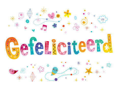 gefeliciteerd 