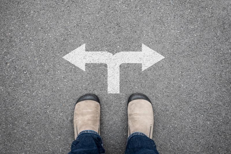 Kruispunt: welke weg dien ik te nemen?