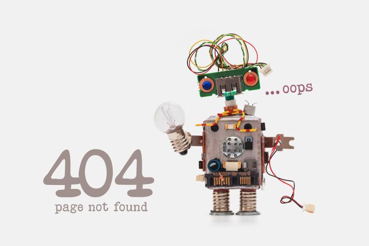 404 pagina